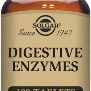 Solgar Digestive Enzymes Tablets - Pack of 100 - Increase Nutrient Absorption - Holistic Digestion Support - Gluten Free