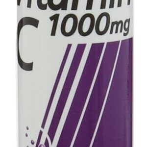 HealthAid Vitamin C Blackcurrant Flavour Vegetarian Effervescent 1000mg 20 Tablets, Pack of 3